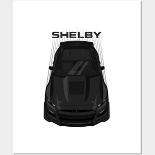 Ford Mustang Shelby GT500 2020-2021 - Black Posters and Art